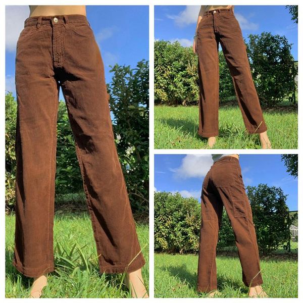 women's pants & capris women fashion corduroy high waist ladies casual solid color straight for shopping daily wear streetwear, Black;white
women's pants & capris women fashion corduroy high waist ladies casual solid color straight for shopping daily wear streetwear, Black;white