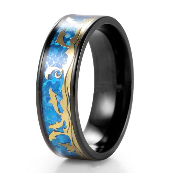 wedding rings fashion 8mm men's black tungsten band occean dolphin ring personalized animal stainless steel for men party jewelry, Slivery;golden
wedding rings fashion 8mm men's black tungsten band occean dolphin ring personalized animal stainless steel for men party jewelry, Slivery;golden