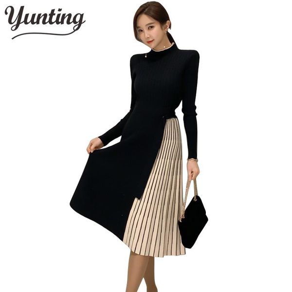 autumn winter women knitted dress sweater dresses lady slim bodycon long sleeve vestidos casual, Black;gray
autumn winter women knitted dress sweater dresses lady slim bodycon long sleeve vestidos casual, Black;gray
