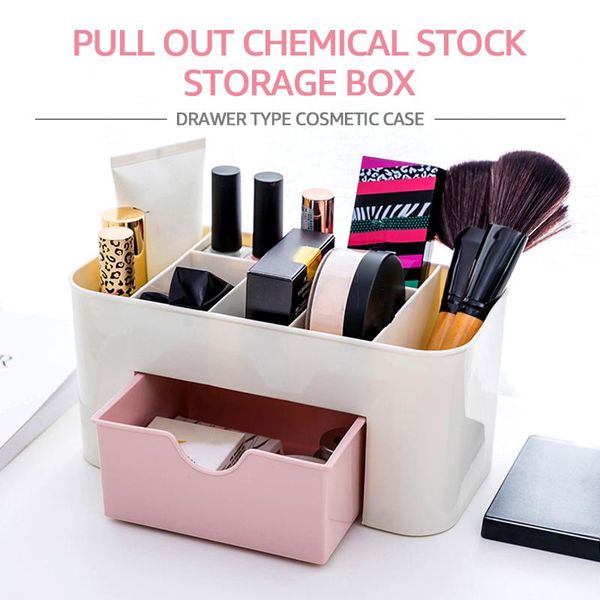 storage boxes & bins cosmetic box plastic makeup organizer with drawers deskcontainer for jewelry skin care nail polish brush case
storage boxes & bins cosmetic box plastic makeup organizer with drawers deskcontainer for jewelry skin care nail polish brush case
