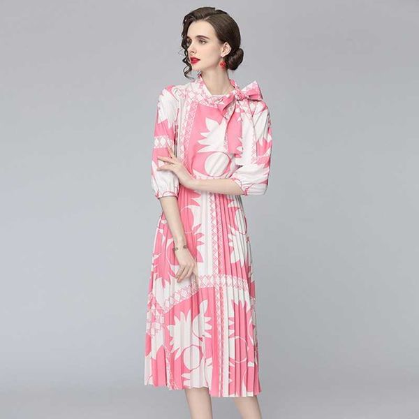 runway design women 2 piece set spring fashion pink print bow chic shirt + high waist pleated midi skirts suit female 210526, White
runway design women 2 piece set spring fashion pink print bow chic shirt + high waist pleated midi skirts suit female 210526, White