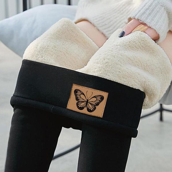 women's leggings winter pants thermal high waisted for women flannel streetwear trousers casual women#5, Black
women's leggings winter pants thermal high waisted for women flannel streetwear trousers casual women#5, Black