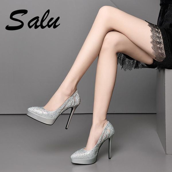 salu 2021 genuine leather women pumps platform shoes sandals soft summer wedding casual dress, Black
salu 2021 genuine leather women pumps platform shoes sandals soft summer wedding casual dress, Black