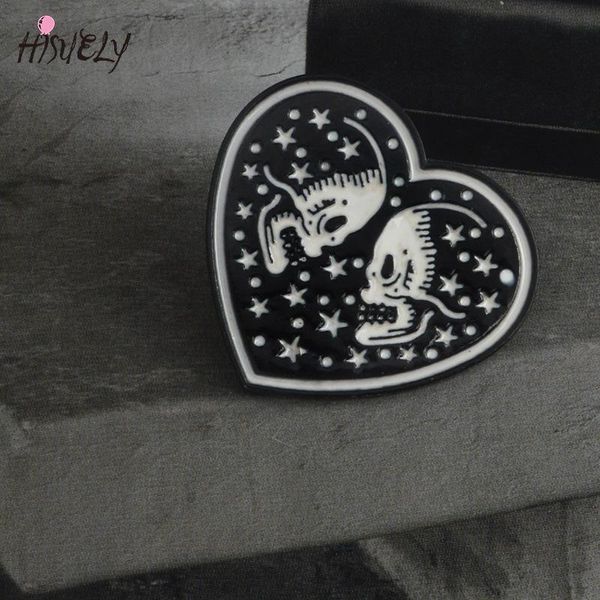 pins, brooches creative black love skull brooch backpack lapel enamel pin ladies badge bag decorative jewelry, Gray
pins, brooches creative black love skull brooch backpack lapel enamel pin ladies badge bag decorative jewelry, Gray