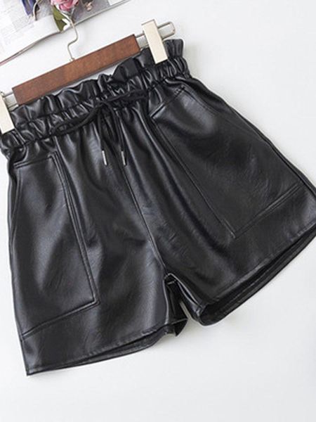 women's shorts hee grand 2021 women autumn and winter leather loose plus velvet thickening high waist large size wide leg wkd605, White;black
women's shorts hee grand 2021 women autumn and winter leather loose plus velvet thickening high waist large size wide leg wkd605, White;black
