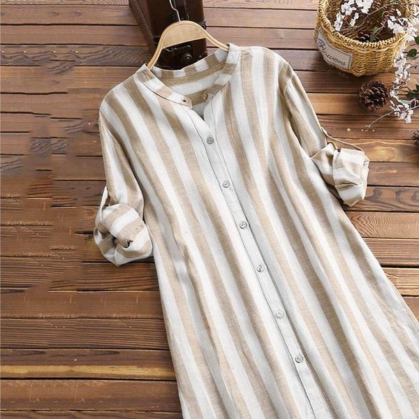 fashion womens shirt women loose long sleeve striped casual blouse shirts girl o neck plus size tunic t1g, White
fashion womens shirt women loose long sleeve striped casual blouse shirts girl o neck plus size tunic t1g, White