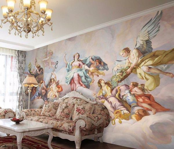 european painting wallpaper elegant goddess angel ceiling murals in the lobby living room custom size wallpapers
european painting wallpaper elegant goddess angel ceiling murals in the lobby living room custom size wallpapers