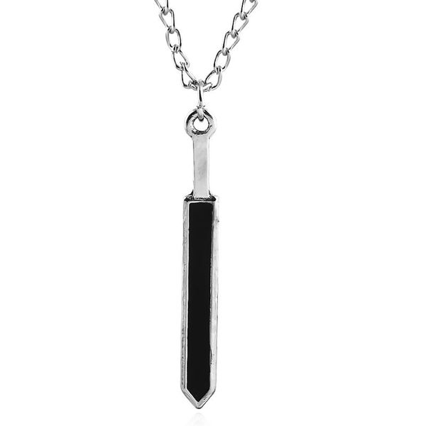 pendant necklaces ps4 game berserk necklace legend warrior myth black sword metal for women men party gift cosplay jewelry, Silver
pendant necklaces ps4 game berserk necklace legend warrior myth black sword metal for women men party gift cosplay jewelry, Silver