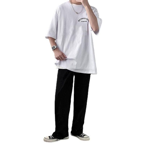 men's t-shirts 2021 letter printed t-shirt loose short sleeve woman casual oversize tees male korean streetwear t shirts, White;black
men's t-shirts 2021 letter printed t-shirt loose short sleeve woman casual oversize tees male korean streetwear t shirts, White;black