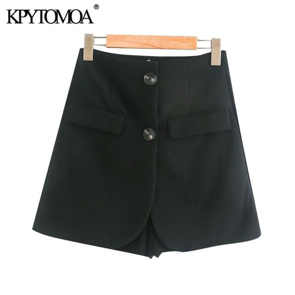 women chic fashion double button shorts skirts high waist office wear female skort mujer 210420, White;black
women chic fashion double button shorts skirts high waist office wear female skort mujer 210420, White;black