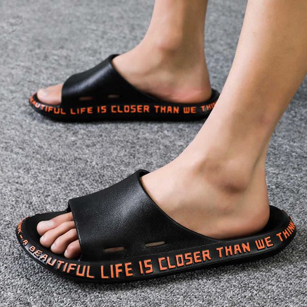 slippers man fashion outdoor flat summer beach men soft bathroom non-slip casual shoes bvbz, Black 
slippers man fashion outdoor flat summer beach men soft bathroom non-slip casual shoes bvbz, Black