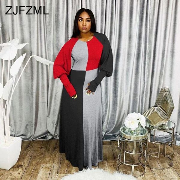 casual dresses long lantern sleeve contrast color spliced party dress fashion women autumn outfits elegant high waist floor length, Black;gray
casual dresses long lantern sleeve contrast color spliced party dress fashion women autumn outfits elegant high waist floor length, Black;gray