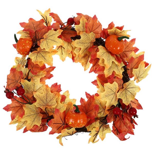 decorative flowers & wreaths 1pc thanksgiving wreath decor garland fake flower ornament door
decorative flowers & wreaths 1pc thanksgiving wreath decor garland fake flower ornament door
