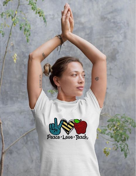 peace love education print womens t shirt harajuku graphic casual teacher short sleeve aesthetic camisetas mujer, White
peace love education print womens t shirt harajuku graphic casual teacher short sleeve aesthetic camisetas mujer, White