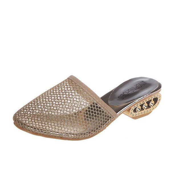 slippers women summer lace luxury flat fashion slides square heel female casual outside low pumps, Black
slippers women summer lace luxury flat fashion slides square heel female casual outside low pumps, Black