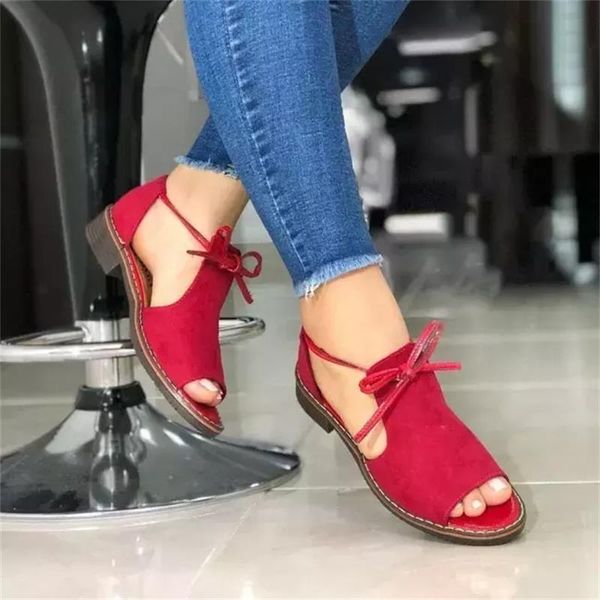women's shoes fashion casual solid color imitation suede bow tie round toe low heel comfortable sandals, Black
women's shoes fashion casual solid color imitation suede bow tie round toe low heel comfortable sandals, Black