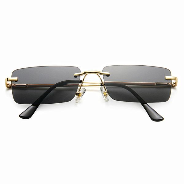 sunglasses rimless woman vintage square rectangle sun glasses for women's men 2021 wholesale femal sunglass uv400, White;black
sunglasses rimless woman vintage square rectangle sun glasses for women's men 2021 wholesale femal sunglass uv400, White;black