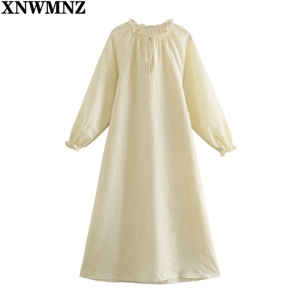 dress woman beige tunic long women fashion tied puff sleeve summer es ruffle casual women's es 210520, Black;gray
dress woman beige tunic long women fashion tied puff sleeve summer es ruffle casual women's es 210520, Black;gray