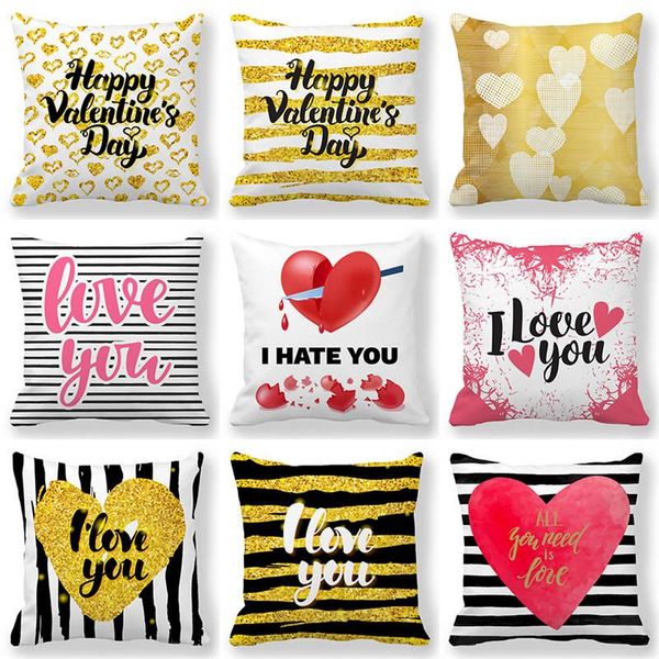 45*45cm striped love heart happy valentine's day design super soft cushion cover home decoration living room pillow case cushion/decora
45*45cm striped love heart happy valentine's day design super soft cushion cover home decoration living room pillow case cushion/decora