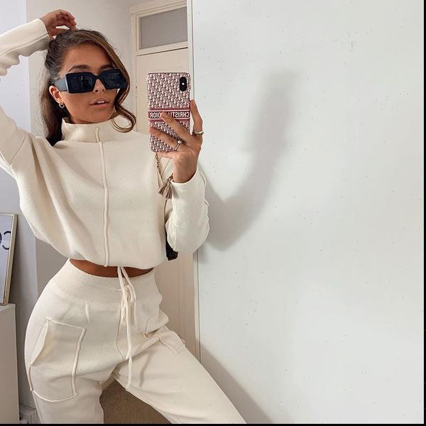 sportswear autum winter warm women tracksuits two piece set turtleneck sweat pants matching sets clothing 2 outfit, Gray
sportswear autum winter warm women tracksuits two piece set turtleneck sweat pants matching sets clothing 2 outfit, Gray
