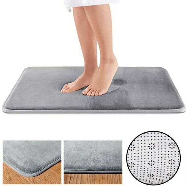 1pc bathroom non-slip mat coral fleece floor water absorbing washable rug kitchen toilet decor 40x60cm bath mats
1pc bathroom non-slip mat coral fleece floor water absorbing washable rug kitchen toilet decor 40x60cm bath mats