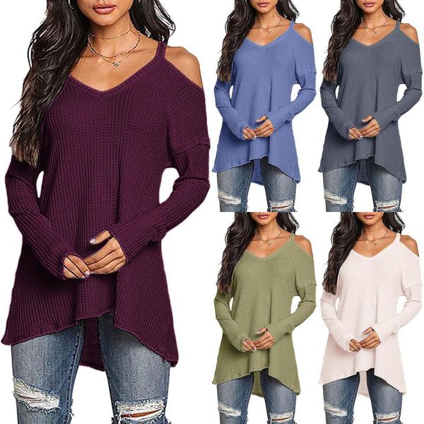 women's tanks & camis women ladies off-shoulder v-neck long sleeve t-shirt waffle bottoming shirt solid color shoulder sling vest, White
women's tanks & camis women ladies off-shoulder v-neck long sleeve t-shirt waffle bottoming shirt solid color shoulder sling vest, White