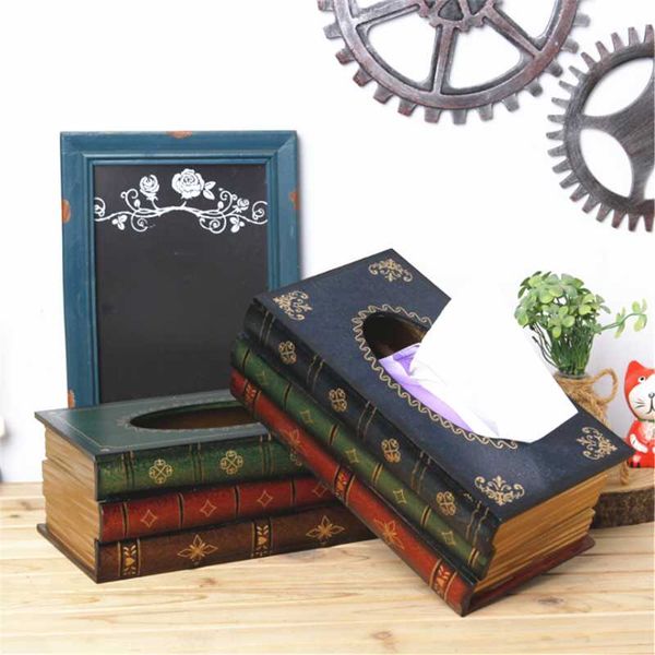 tissue boxes & napkins retro wooden box simulation book paper holder home storage organizer restaurant case tabledecor
tissue boxes & napkins retro wooden box simulation book paper holder home storage organizer restaurant case tabledecor