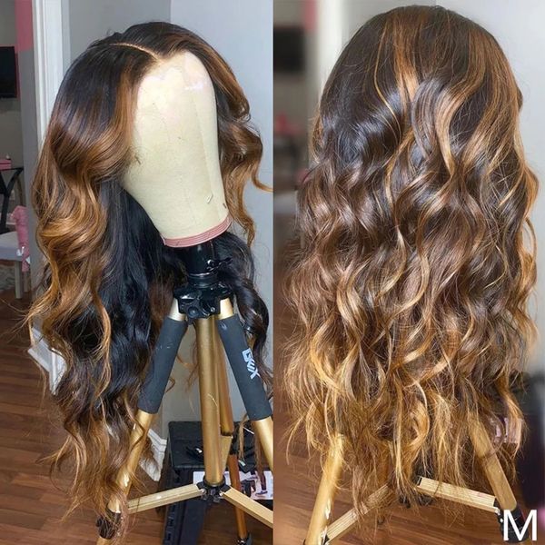 honey blonde ombre lace front human hair wigs pre plucked 4x4 closure body wave peruvian remy wig for black women with baby hair, Black;brown
honey blonde ombre lace front human hair wigs pre plucked 4x4 closure body wave peruvian remy wig for black women with baby hair, Black;brown