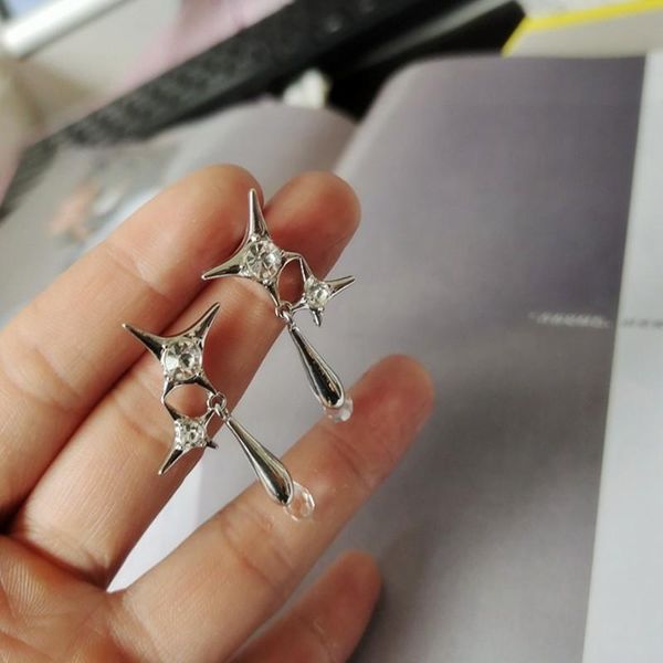 dangle & chandelier aomu 2021 trendy metal meteor small flash star irregular glitter shiny drop earrings for women wedding jewelry gifts, Silver
dangle & chandelier aomu 2021 trendy metal meteor small flash star irregular glitter shiny drop earrings for women wedding jewelry gifts, Silver