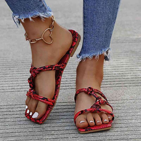 summer women modern fashion slippers outdoor beach slides snake print narrow knot flat square toe ladies shoes female 823, Black
summer women modern fashion slippers outdoor beach slides snake print narrow knot flat square toe ladies shoes female 823, Black