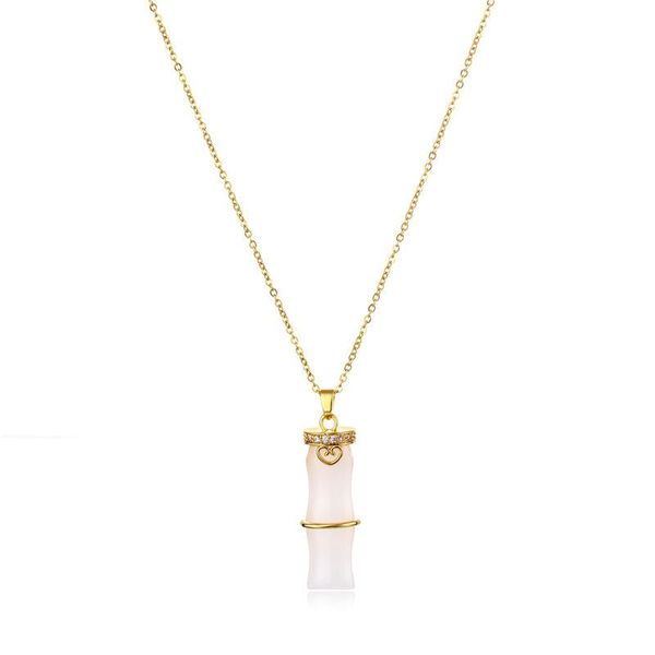 pendant necklaces low price jewellery sumptuous bamboo gold cool clavicle titanium steel jewelry female's party for girls, Silver
pendant necklaces low price jewellery sumptuous bamboo gold cool clavicle titanium steel jewelry female's party for girls, Silver