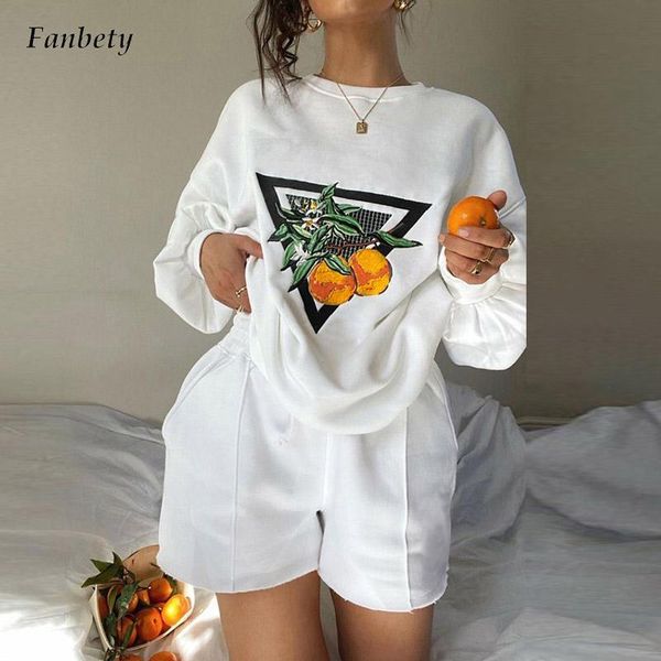 women's tracksuits autumn spring sport sets fashion harajuku print sweatshirt+shorts outfits tracksuit women casual long sleeve two pi, Gray
women's tracksuits autumn spring sport sets fashion harajuku print sweatshirt+shorts outfits tracksuit women casual long sleeve two pi, Gray