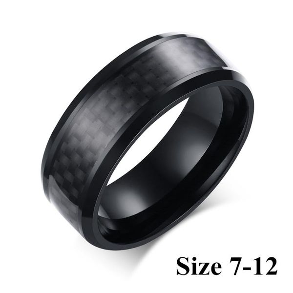wedding rings fashion black carbon fiber ring stainless steel punk engagement jewelry band 8mm, Slivery;golden
wedding rings fashion black carbon fiber ring stainless steel punk engagement jewelry band 8mm, Slivery;golden