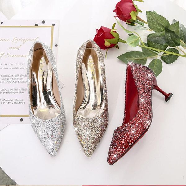 dress shoes 2021 selling women pointed toe pumps shining red 5cm high heels boat shadow wedding zapatos mujer, Black
dress shoes 2021 selling women pointed toe pumps shining red 5cm high heels boat shadow wedding zapatos mujer, Black