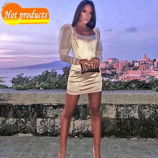 two piece dress you dressed up female celebrity party cocktail decoration apricot square neck tulle long satin zagb, White
two piece dress you dressed up female celebrity party cocktail decoration apricot square neck tulle long satin zagb, White