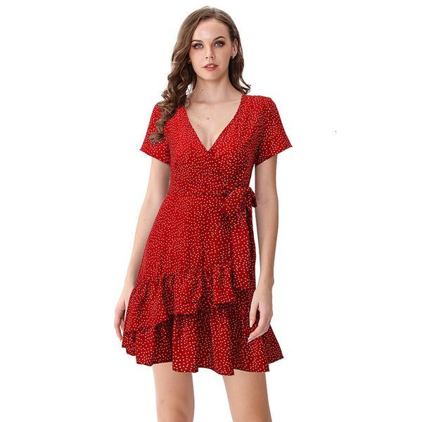black boho beach-ruffled polka dots summer dress female necktie waist dressed as fiesta m30542, Black;gray
black boho beach-ruffled polka dots summer dress female necktie waist dressed as fiesta m30542, Black;gray