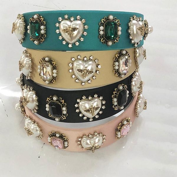 baroque rhinestone headband hairband for women girls metal bee beads flower head hair accessories1
baroque rhinestone headband hairband for women girls metal bee beads flower head hair accessories1