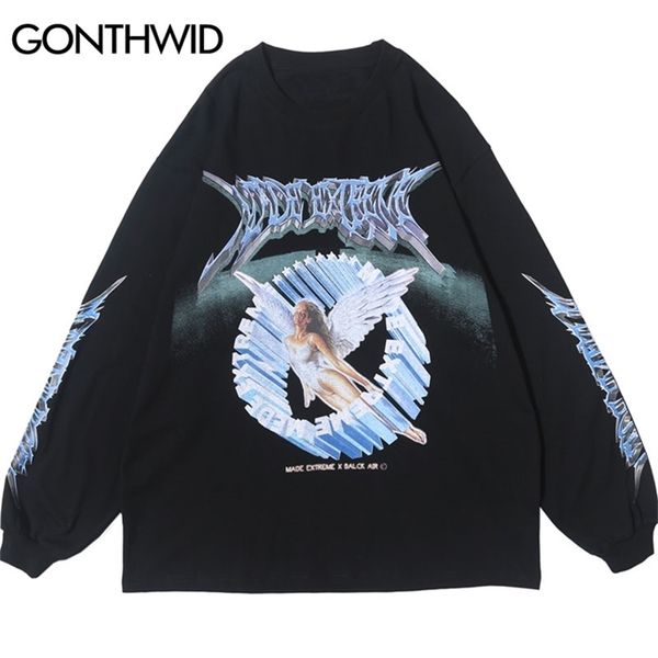 gonthwid creative 3d angel print long sleeve tees shirts streetwear hip hop hipster casual loose tshirts men fashion 210714, White;black
gonthwid creative 3d angel print long sleeve tees shirts streetwear hip hop hipster casual loose tshirts men fashion 210714, White;black