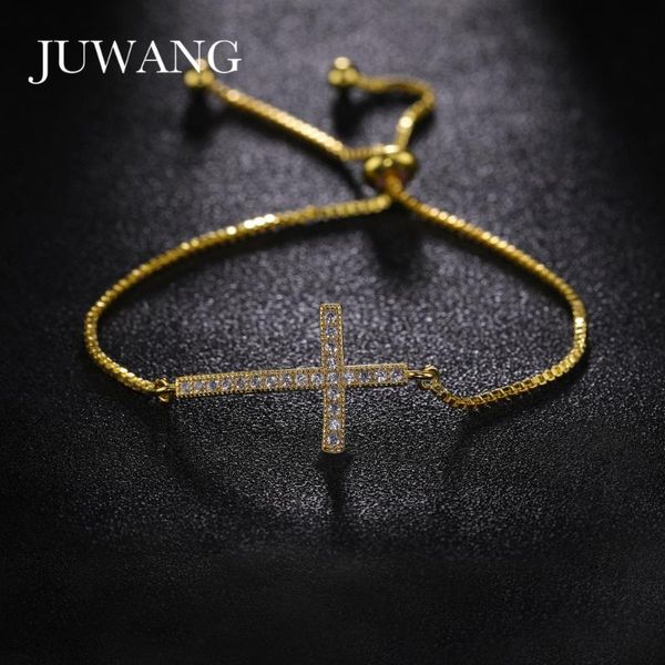 link, chain juwang fashion ladies bracelet jewelry rhinestone zircon cross adjustable charm bracelets for women birthday wedding gift, Black
link, chain juwang fashion ladies bracelet jewelry rhinestone zircon cross adjustable charm bracelets for women birthday wedding gift, Black