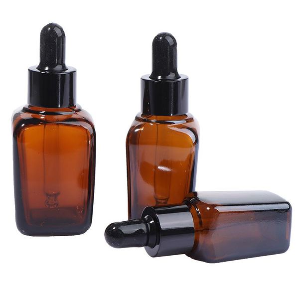 storage bottles & jars 5/10/20/30ml empty dropper bottle amber essential oil glass liquid brown square
storage bottles & jars 5/10/20/30ml empty dropper bottle amber essential oil glass liquid brown square