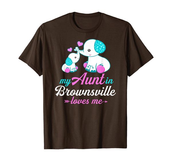 My Aunt in Brownsville City Loves Me - Cute Elephant Gift T-Shirt, Mainly pictures
My Aunt in Brownsville City Loves Me - Cute Elephant Gift T-Shirt, Mainly pictures