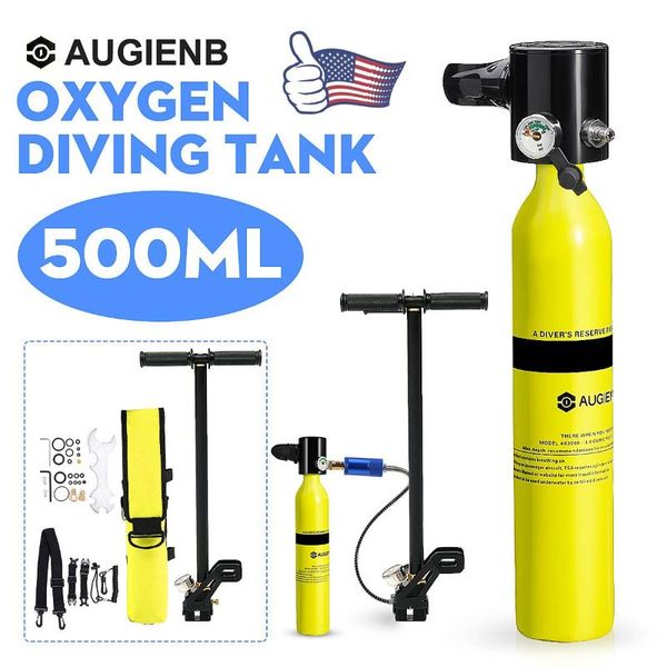 diving accessories augienb mini 0.5l scuba tank oxygen set respirator air hand pump refillable design snorkeling buceo equipment
diving accessories augienb mini 0.5l scuba tank oxygen set respirator air hand pump refillable design snorkeling buceo equipment