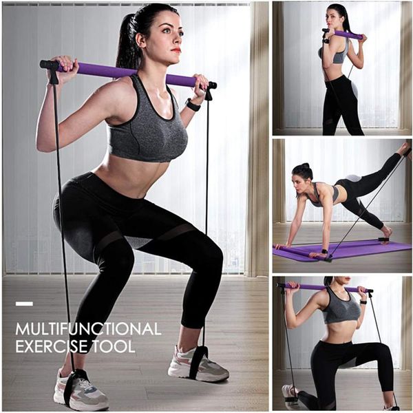 resistance bands yoga crossfit exerciser pull rope portable gym workout pilates bar stick elastic for fitness equipments
resistance bands yoga crossfit exerciser pull rope portable gym workout pilates bar stick elastic for fitness equipments