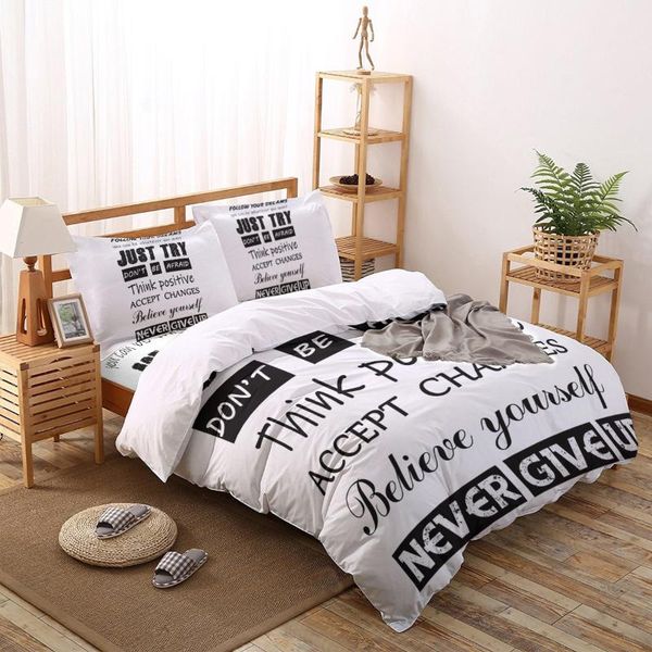 bedding sets positive energy white duvet cover pillow case bed sheet boy kid teen girl set king twin full home textile
bedding sets positive energy white duvet cover pillow case bed sheet boy kid teen girl set king twin full home textile