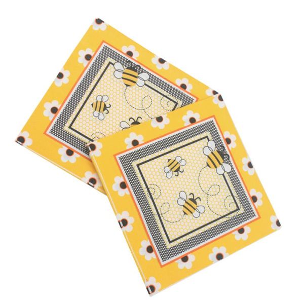 table napkin 100pcs napkins tissue dinner colorful cartoon bees printed party supplies for wedding birthday banquet (assorted color)
table napkin 100pcs napkins tissue dinner colorful cartoon bees printed party supplies for wedding birthday banquet (assorted color)