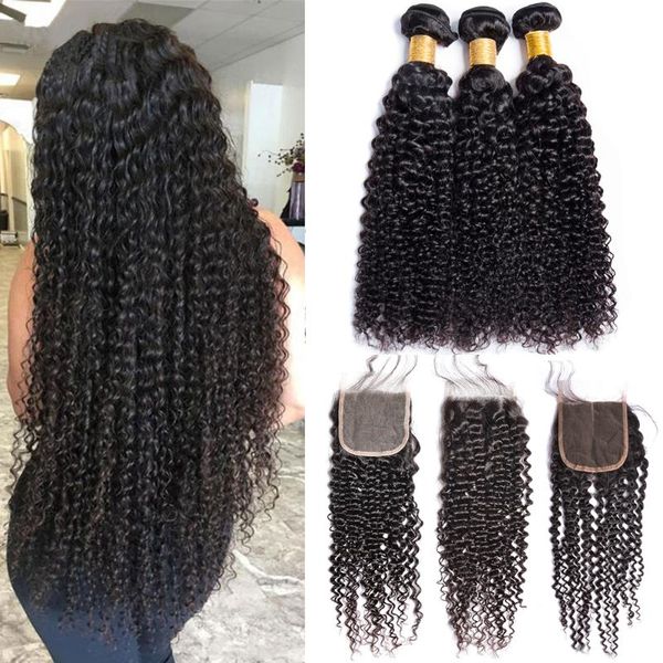 human hair bulks malaysian kinky curly bundles with closure 3c 4a 30 inch 3 4, Black
human hair bulks malaysian kinky curly bundles with closure 3c 4a 30 inch 3 4, Black