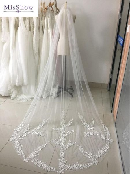 bridal veils in stock white ivory 3 meters single layer long wedding veil with comb lace edge appliques accessories, Black
bridal veils in stock white ivory 3 meters single layer long wedding veil with comb lace edge appliques accessories, Black