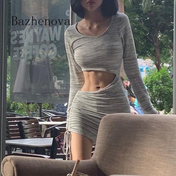 casual dresses bazhenova women winter bottoming round neck slim hollow ladies lace up charm pure color gowns woman dress r1121, Black;gray
casual dresses bazhenova women winter bottoming round neck slim hollow ladies lace up charm pure color gowns woman dress r1121, Black;gray