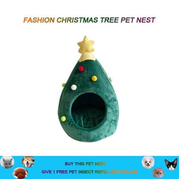 kennels & pens cute christmas tree shape cat dog house soft cozy foldable winter warm kitty cave animals puppy sleeping mat bed year gifts
kennels & pens cute christmas tree shape cat dog house soft cozy foldable winter warm kitty cave animals puppy sleeping mat bed year gifts
