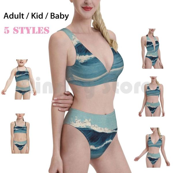 women's swimwear hatozu ocean waves vintage print swimsuit bikini padded high waist japan japanese woodcut blockprint color asian, White;black
women's swimwear hatozu ocean waves vintage print swimsuit bikini padded high waist japan japanese woodcut blockprint color asian, White;black
